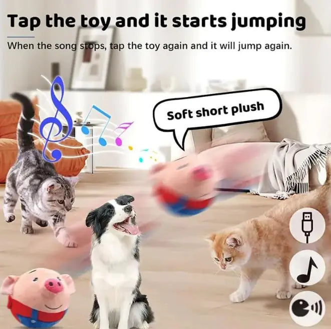 PetPal- Active Moving Pet Plush Toy for Dogs